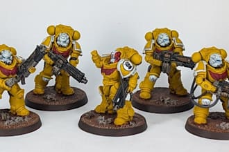 3d print and paint resin miniatures for warhammer dnd tabletop games
