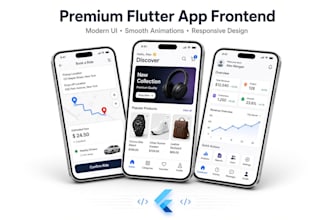 design and develop  modern cross platform  app frontend