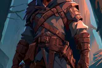 draw 2d game character or 2d game character