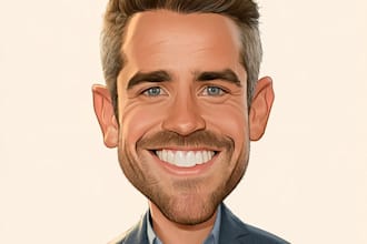 minimalist watercolor portraits from your photos