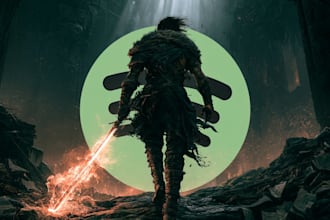 create mystical fantasy spotify cover design