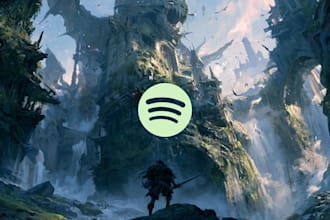 design dark fantasy spotify album cover