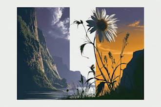 draw a vintage art illustration with linocut style