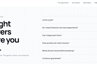 build a professional booking page for your business