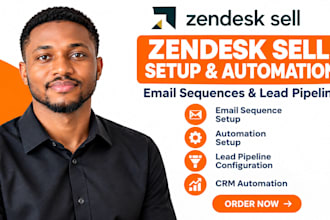 setup zendesk sell CRM zendesk sell lead automation zendesk sell email integrate