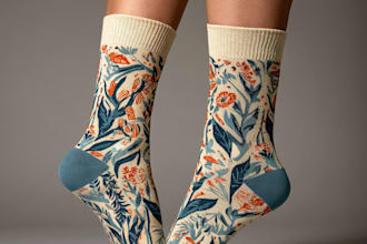 design custom socks and unique sock patterns