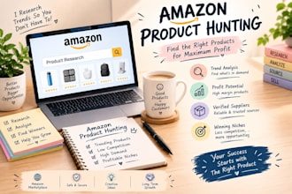 do amazon product hunting and market reserach