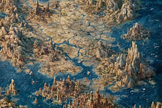 draw a map illustration for your project