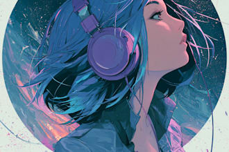 do an anime style album cover for you