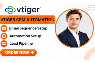 setup vtiger CRM automation, workflows, email campaigns and lead nurturing