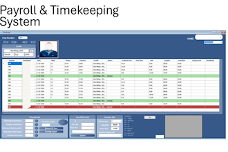 develop a payroll or business system using visual basic and sql