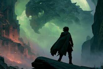 design a fantasy spotify cover art for your music