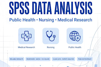 do spss data analysis for public health research