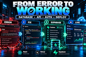 fix supabase auth database rls and API issues