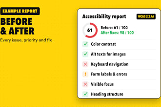 audit and fix your website for bfsg and wcag accessibility