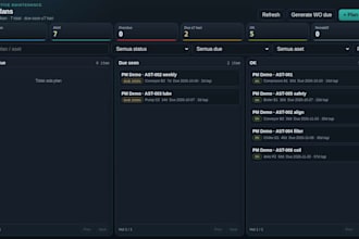 build a cmms maintenance app for work orders and preventive maintenance