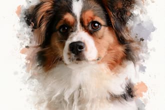 do pet memorial portrait
