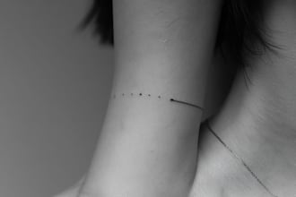 create custom minimalist fine line and dark tattoo art