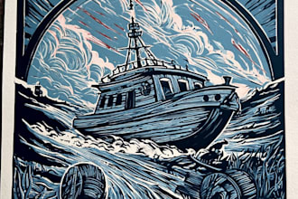 design engrave and print a professional linocut project