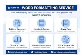 professionally format word documents and design powerpoint