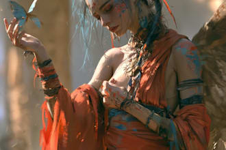 fantasy character art and fantasy character art