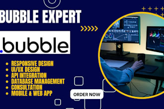 design bubble website bubble mvp saas bubble app developer