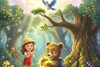 illustrate children story book illustration and story book
