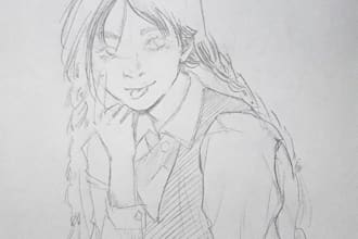 draw you a pencil sketch