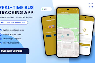 develop mobile app using flutter and laravel API