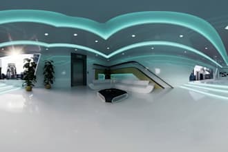 design 360 virtual walkthrough, 3d property rendering, vr house tour