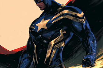superhero character and comic