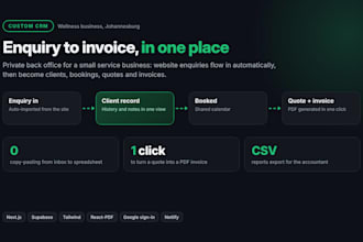 build a custom CRM for your small business