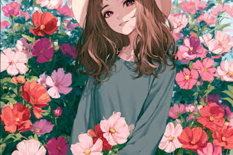 draw a personalized anime avatar for social media