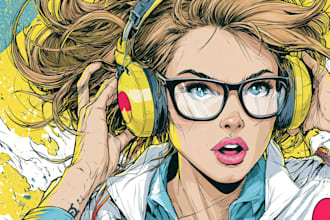 comic book illustration with comic book illustrator