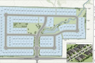 design professional land subdivision plan, lot layout, parcel map and site plans