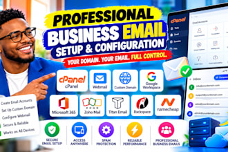 cpanel business email custom domain cpanel account setup webmail email cpanel