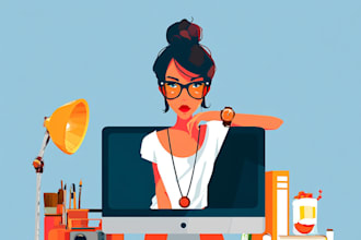 design flat vector illustration or graphic art
