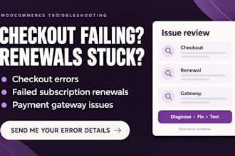 setup woocommerce subscription recurring membership payment fix checkout renewal
