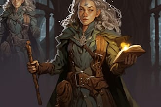 do dnd character art illustration commissions