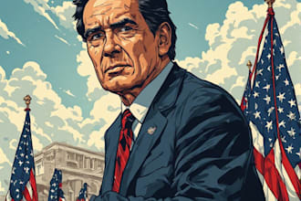 design custom editorial and political cartoons