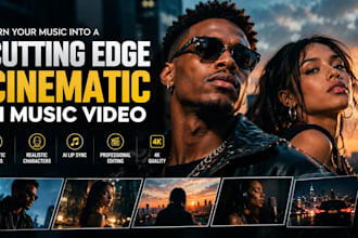 produce cutting edge cinematic ai music video