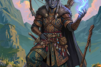 dnd character art and dnd character art