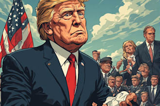 create professional political cartoons with clever humor