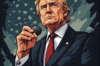 create unique political cartoons with clever humor