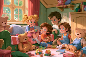 child book illustration, picture book illustration