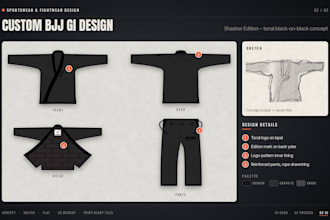 design custom sportswear, rashguards and fightwear for your brand