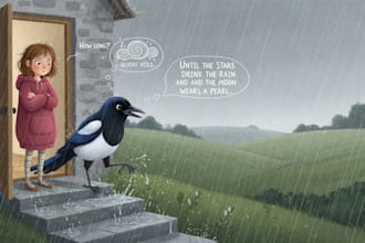 children book cover, children book illustrations, children story