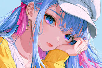 create a cute anime avatar or personalized cartoon portrait