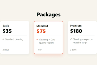 clean and standardize your messy excel or CSV data