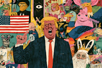 draw satire editorial or political cartoons